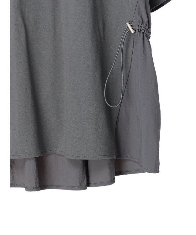 Green Parks 脇ドロストドッキングプルオーバー Gray