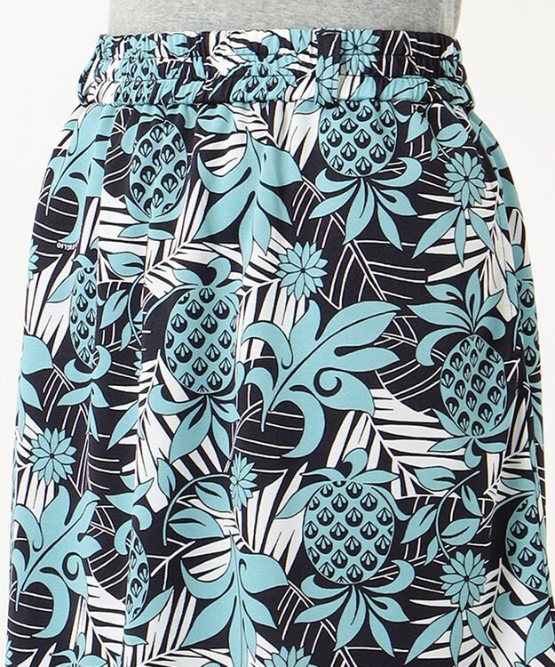 23区GOLF 【WOMEN】【ストレッチ】オリジナル JAPAN アロハ 総柄ボトム ネイビー系5