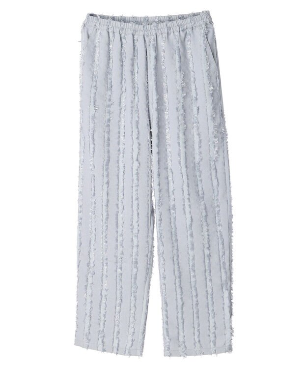 Green Parks ・ＳＵＧＡＲ　ＳＰＯＯＮ　フリンジジャカードパンツ Light Gray