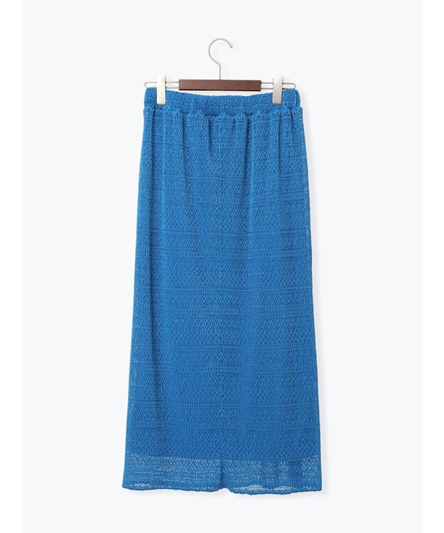 Te chichi レースプリーツナロースカート《2026 SUMMER LOOK item》 ブルー