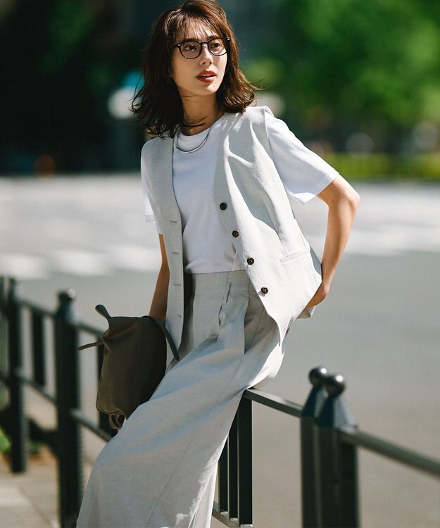 23区 【CLASSY.6月号掲載/Oggi4月号掲載】レザートートバッグ モカ