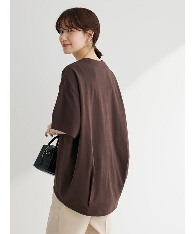 Green Parks コクーンシルエットカットプルオーバー Brown