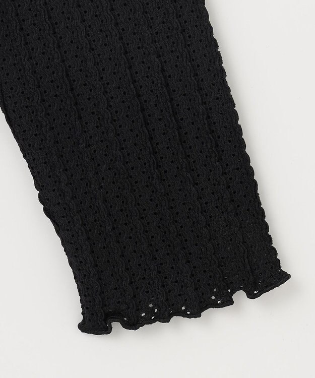 Feroux シアーパターンステッチ カットソー ブラック系