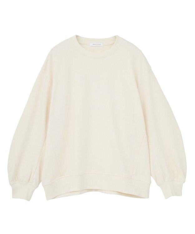 AMERICAN HOLIC バックギャザー裏毛スウェット Ivory