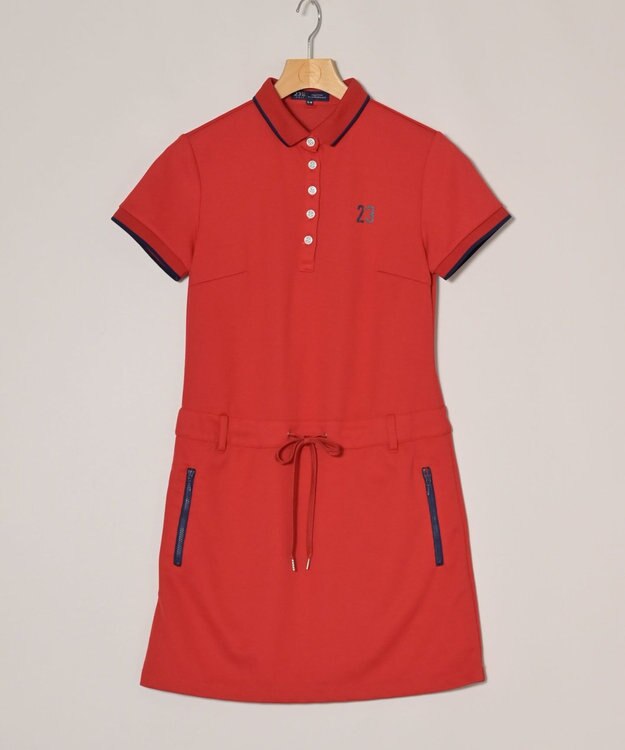 ONWARD Reuse Park 【23区 GOLF】ワンピース春夏 レッド