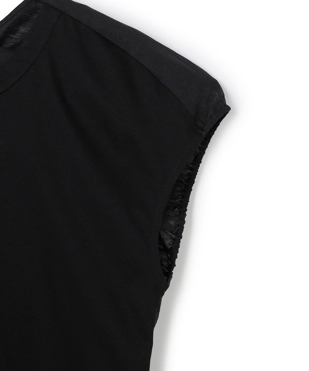 BEIGE， ZEOLITE / バックツイスト コンビトップス Black