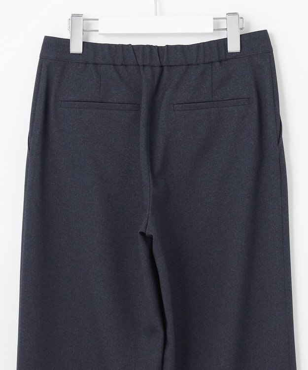 J.PRESS LADIES S 【洗える】LANATEC シャークスキン&ヘリンボーン パンツ ネイビー系