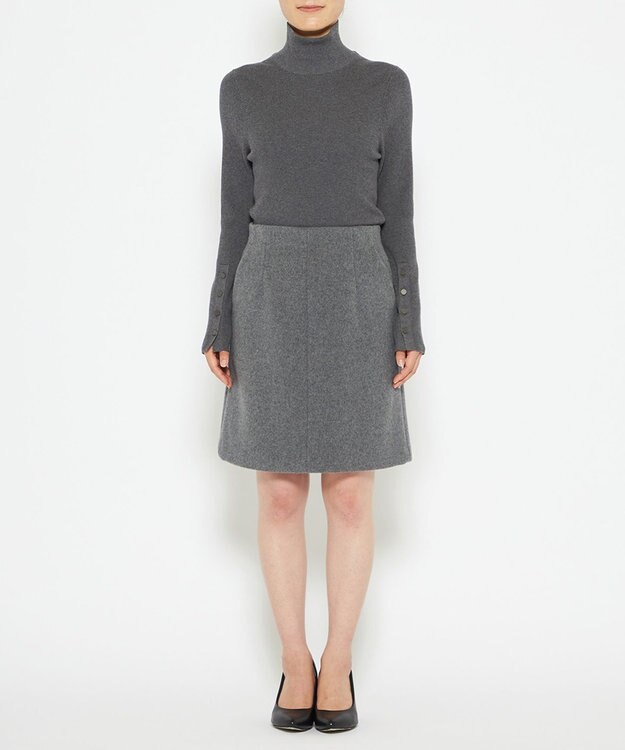 uncrave プルーフ メルトン ミニスカート（uncrave STANDARD） トップグレー