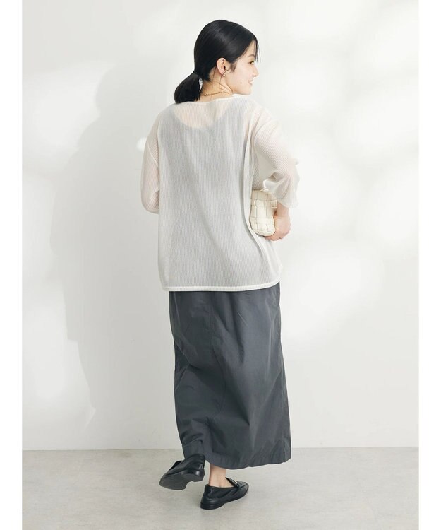 CRAFT STANDARD BOUTIQUE シアーストライププルオーバー Beige