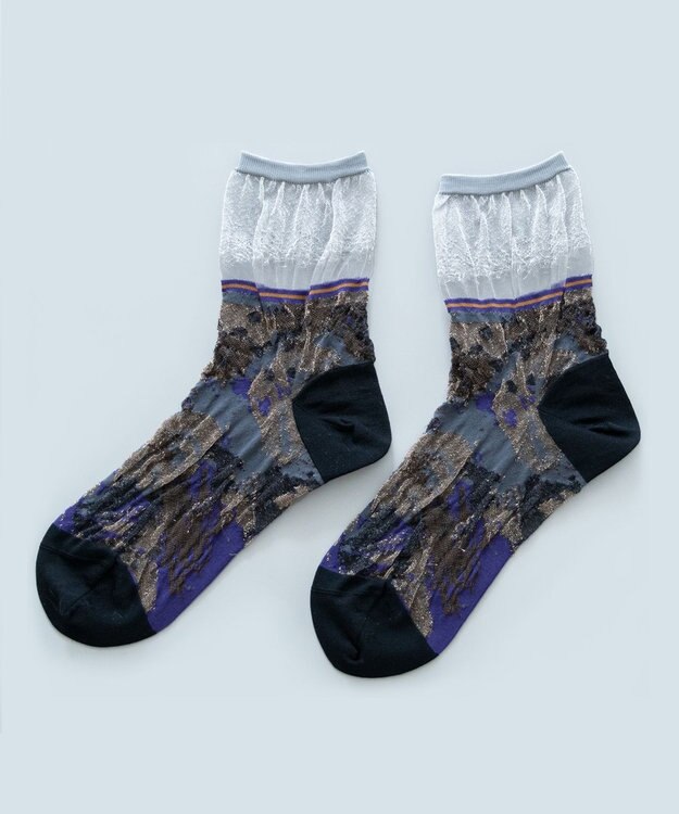 COQ フワリ シアーラメソックス ブラック