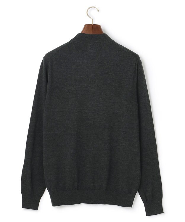 J.PRESS MEN モックネック ニット グレー系