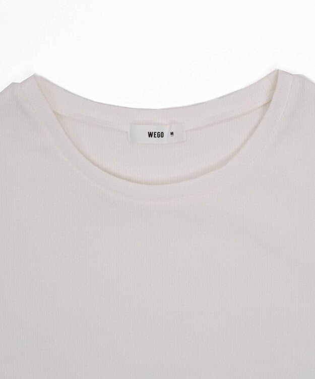 WEGO 【SMサイズ展開】コンパクトリブT ホワイト