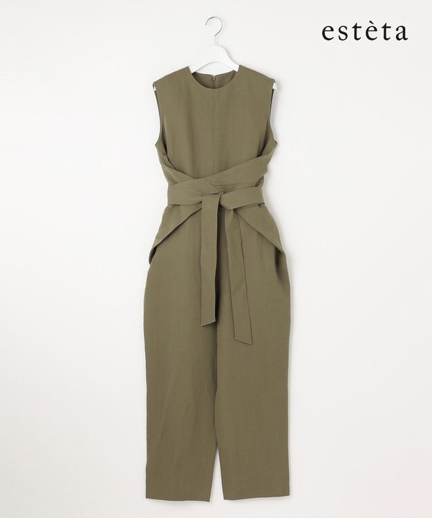 23区 【エステータ】ウールリネン コンビネゾン