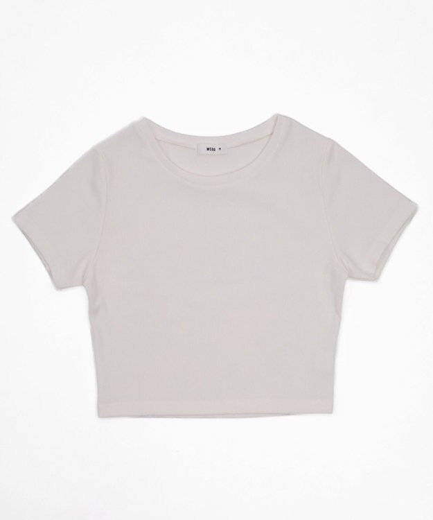 WEGO 【SMサイズ展開】コンパクトリブT ホワイト