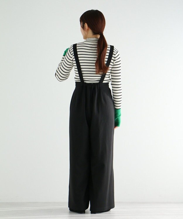 CRAFT STANDARD BOUTIQUE ベルト付きオールインワン Black