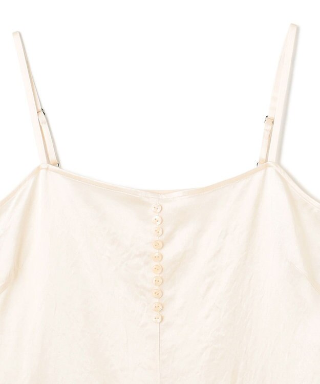 uncrave アセテートヴィンテージサテン キャミソールブラウス エクリュ