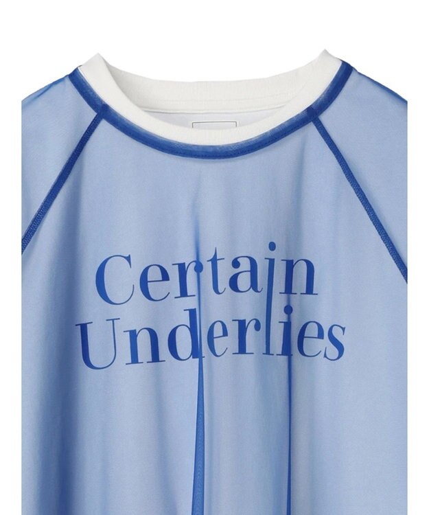 Green Parks ＳＥＴ２点　チュール＋ロゴＴｅｅ Blue