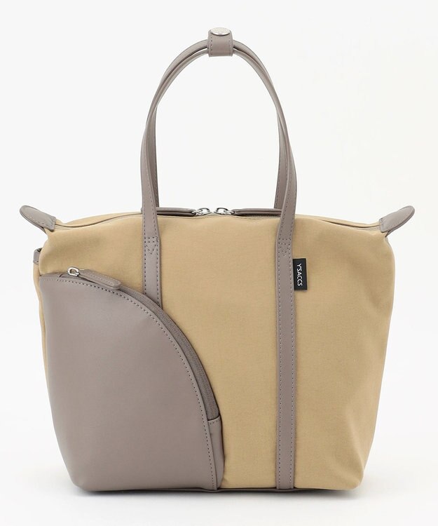 Y'SACCS コットンライクナイロントート Sサイズ ベージュ