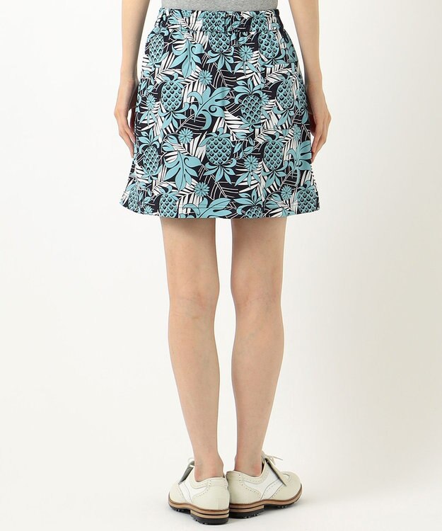 23区GOLF 【WOMEN】【ストレッチ】オリジナル JAPAN アロハ 総柄ボトム ネイビー系5