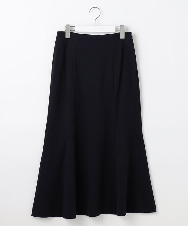 自由区 【セットアップ対応・洗える】エアーポンチ スカート ネイビー