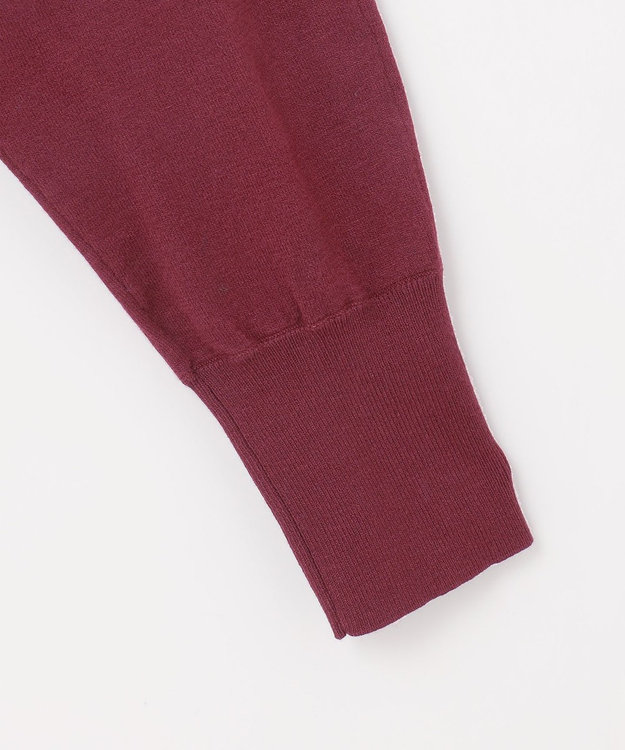 組曲 S 【WEB限定】Vネックドルマンスリーブ ニット ローズ系