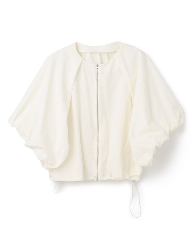 uncrave 【撥水・接触冷感・UVカット・洗濯機洗い可】マルチファンクションナイロン ２WAYブルゾン（uncrave STANDARD） ホワイト