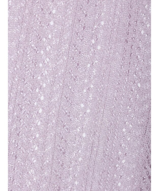 Green Parks すかし編みニットカーディガン Off White