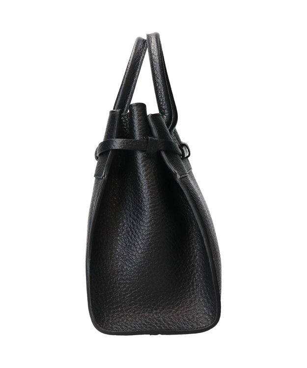 INTER-CHAUSSURES 【CHRISTIAN VILLA】レザーハンドバッグ ブラック