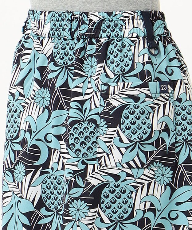 23区GOLF 【WOMEN】【ストレッチ】オリジナル JAPAN アロハ 総柄ボトム ネイビー系5