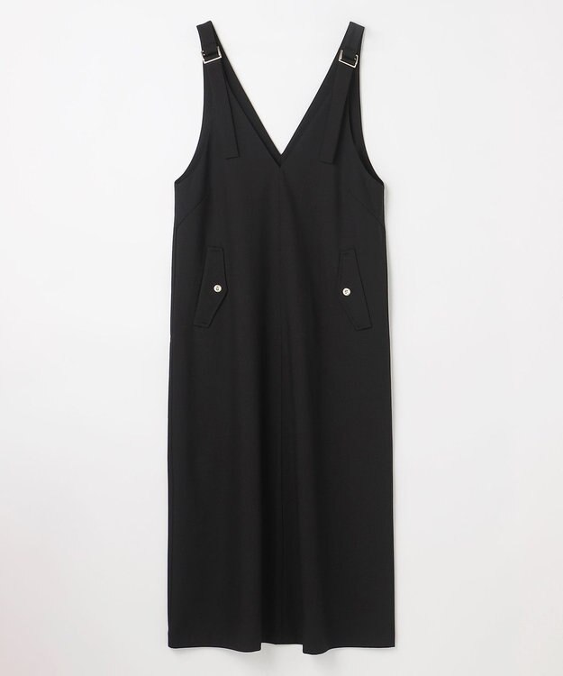 ANY L イージーケアジャンパースカート ブラック