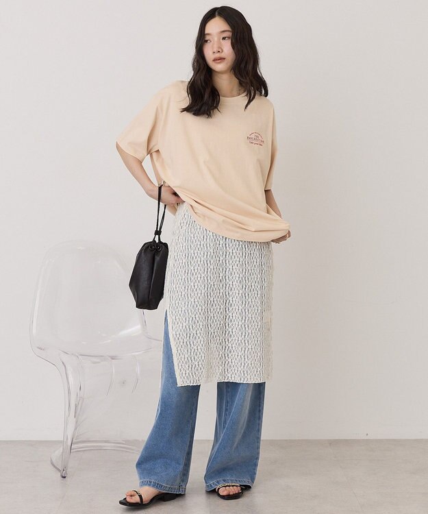 AMERICAN HOLIC BARロゴプリントTシャツ Orange