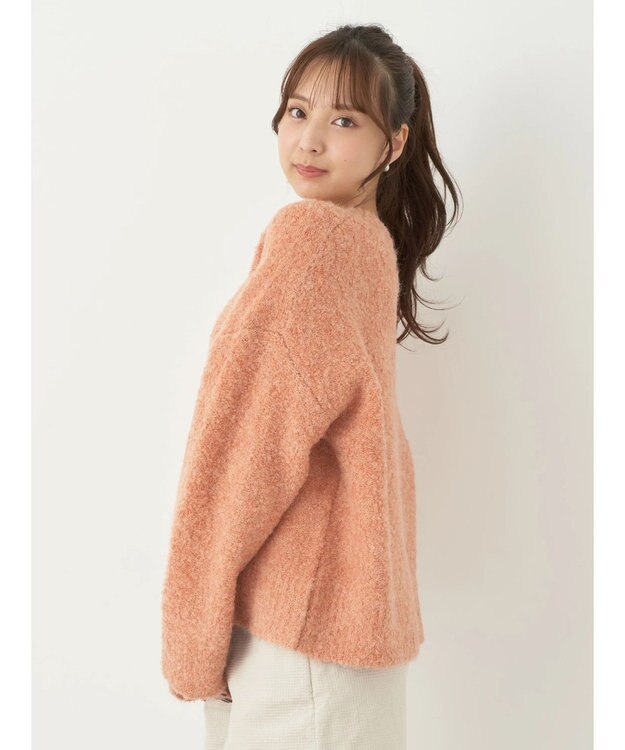 earth music&ecology ブークレプルオーバー Orange