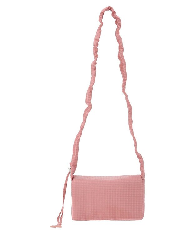 Green Parks ・ＱＵＯＮ　軽量ギャザーショルダーバッグ Pink