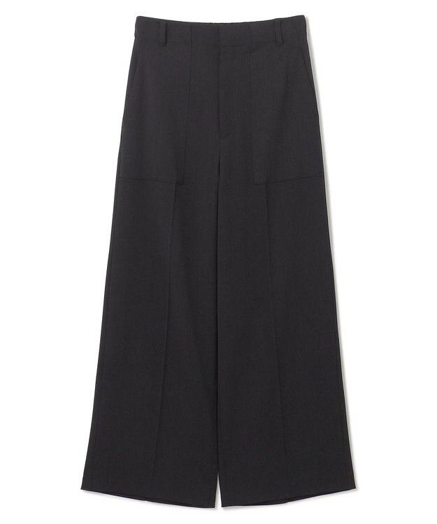 UNFILO TENNEN TOUCH ワイドパンツ ブラック