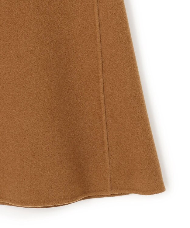 BEIGE， LEMOORE / ウールリバーAラインスカート Caramel