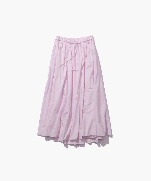 ATON NATURAL DYED COTTON LAWN | ギャザースカート PINK