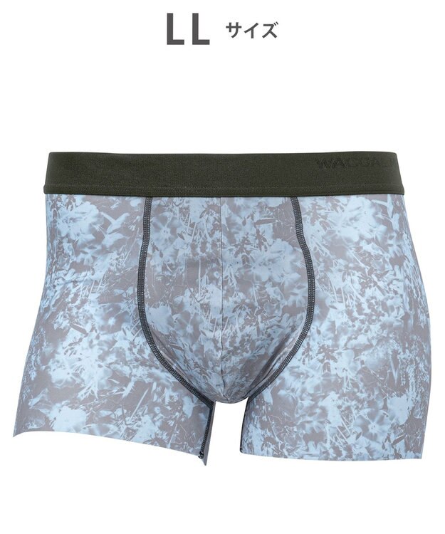 WACOAL MEN WACOAL MEN ボクサーパンツ 【気持ちいいパンツ】 動いてもズレにくい フロントの安定性・快適性 フリーなカッティング（裾部分） なめらかな肌ざわり 前閉じ 下着 WT3429 /ワコールメン サックス