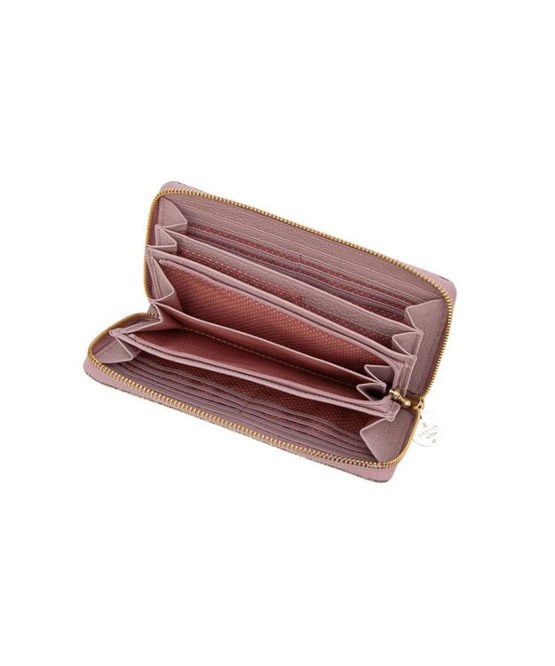LANVIN en Bleu メラニー ラウンドファスナー長財布 ピンク