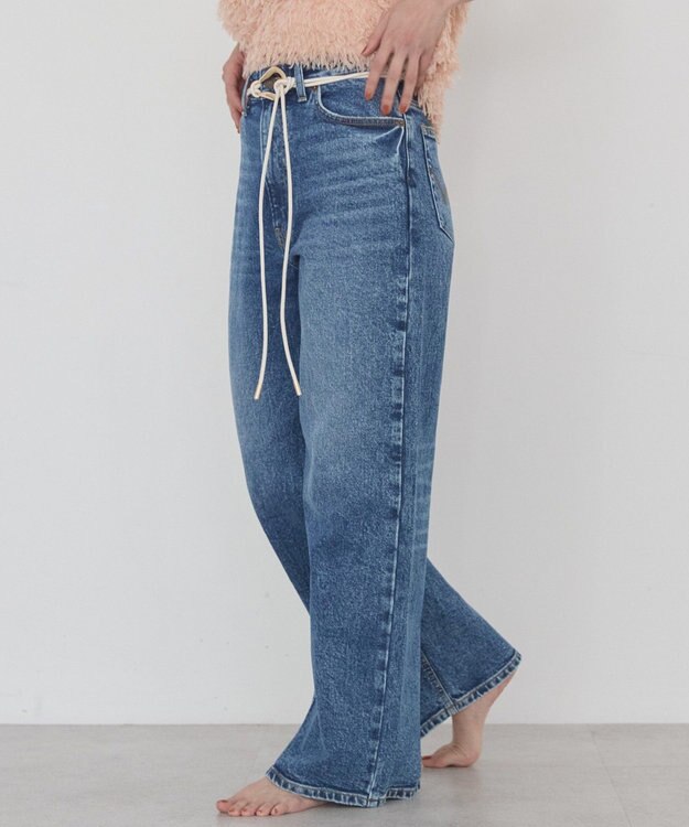 AMERICAN HOLIC 【EDWIN別注】ワイドデニム Medium Indigo