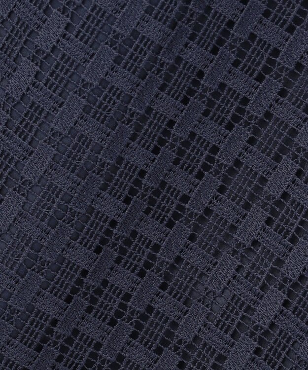 ICB グリッドパターンレース スカート ダルブルー