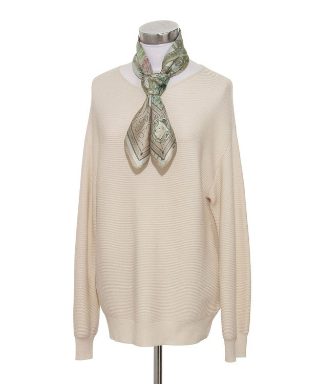 MOONBAT SWASH LONDON(スウォッシュロンドン） シルクツイルスカーフ GATE 68×68cm 日本製 ピンク