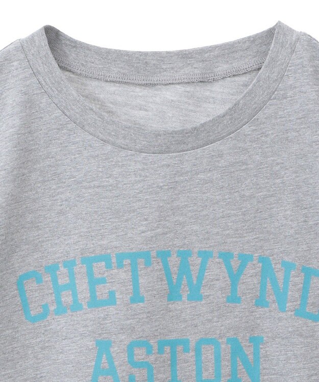 Green Parks 汗染み防止カレッジロゴボックスＴシャツ Charcoal Gray