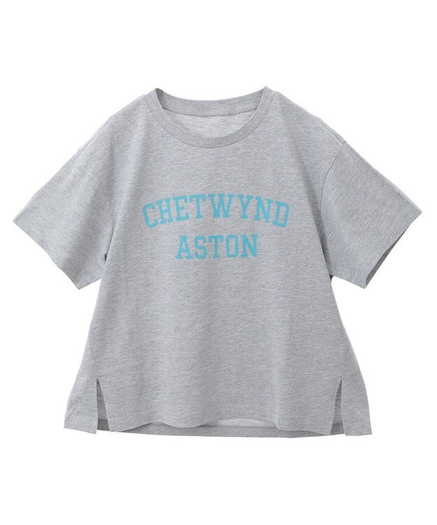 Green Parks 汗染み防止カレッジロゴボックスＴシャツ Charcoal Gray