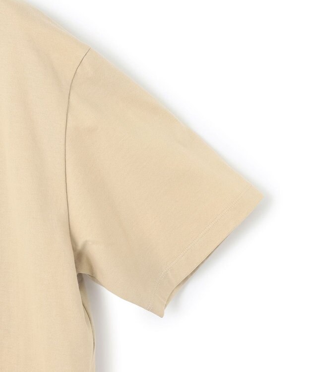 23区 L 【SLOW/一部店舗限定】ヴィンテージライク ロゴ Tシャツ ベージュ系