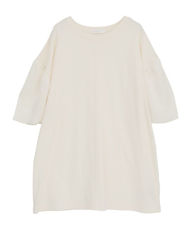 Green Parks 袖サテンドッキングチュニック Ivory