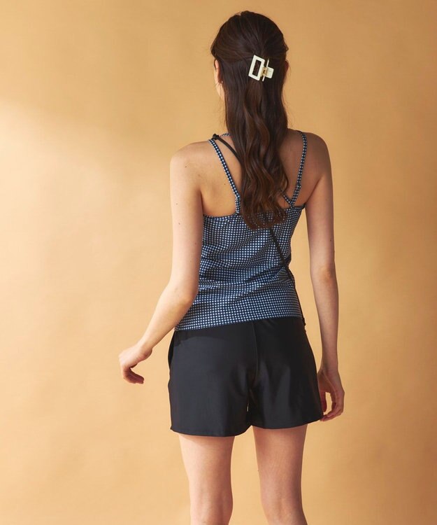 OP／FILA 【ocean pacific】モックネックラッシュガード付き 水着5点セット チェック