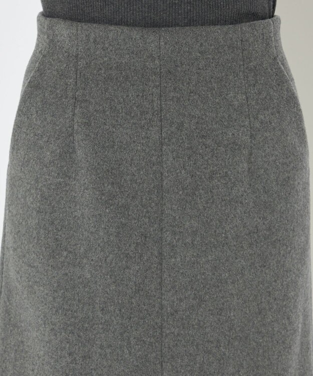 uncrave プルーフ メルトン ミニスカート（uncrave STANDARD） トップグレー