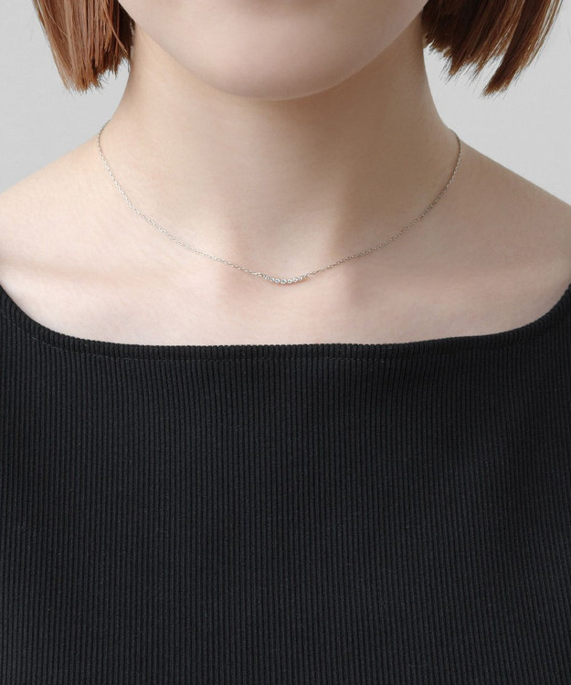 TOCCA 【WEB限定】FRILL DIAMOND NECKLACE プラチナ ダイヤモンド ネックレス プラチナ
