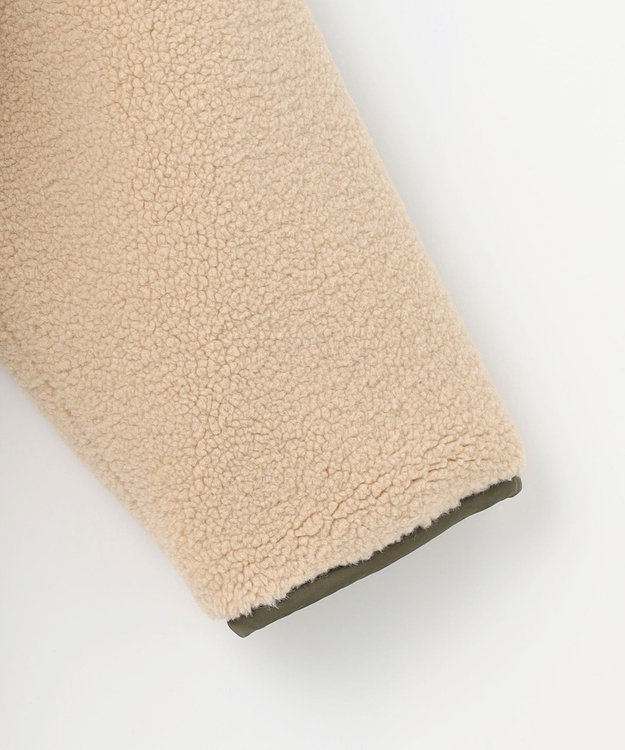 ANY 【LEE掲載】ボアコート ベージュ×カーキ