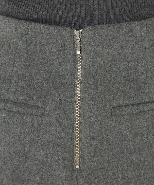 uncrave プルーフ メルトン ミニスカート（uncrave STANDARD） トップグレー